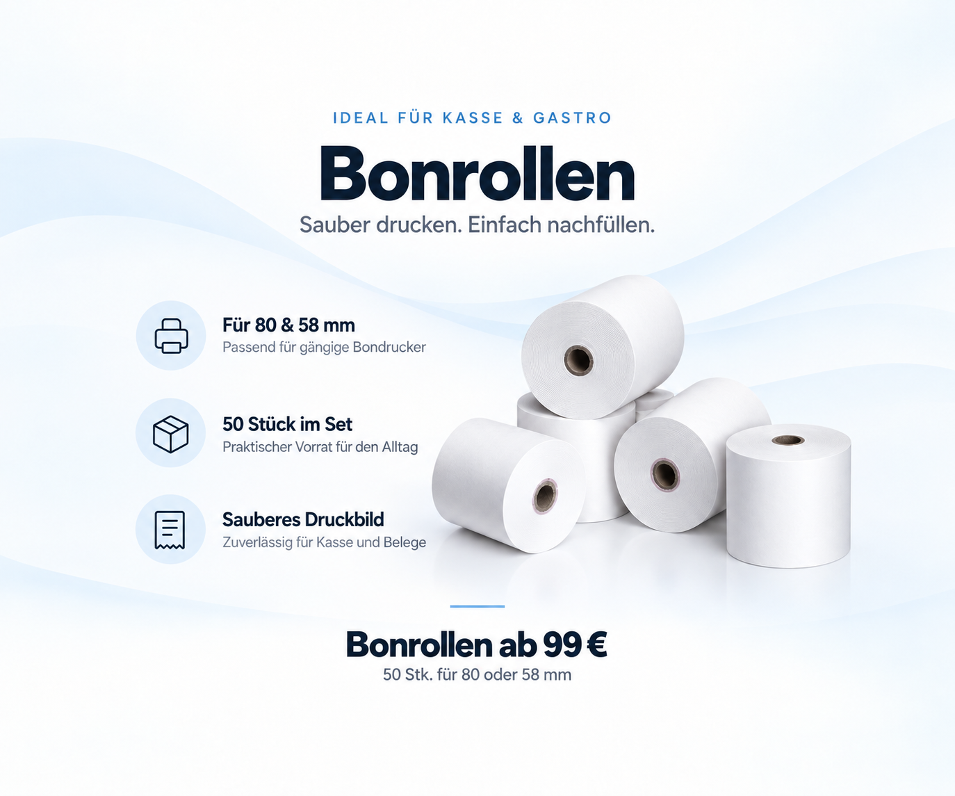 Bonrollen 50Stk. – Bild 2